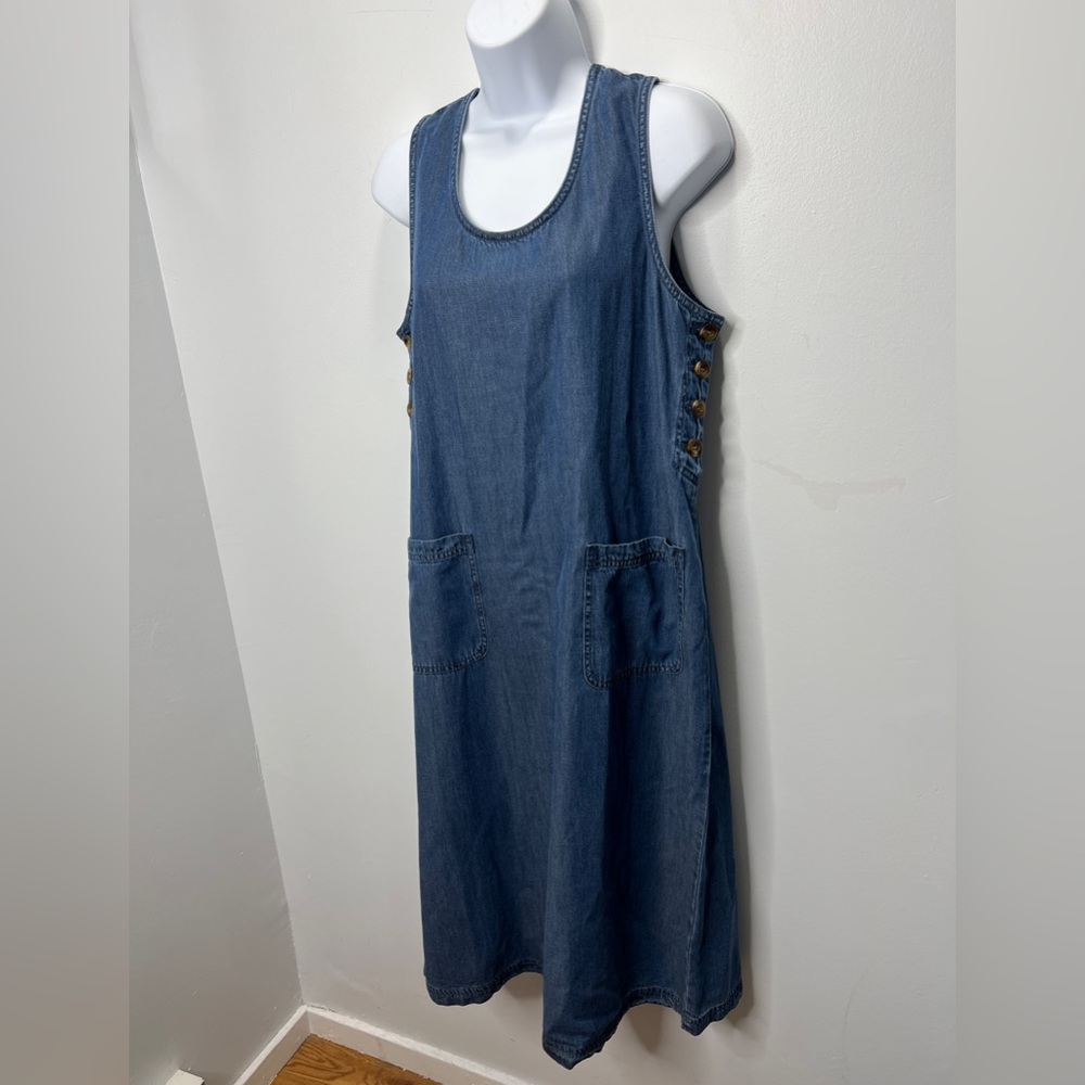 Appleseed's Blue Denim Midi Dress